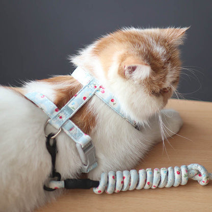 Simple Pet Print Anti-stroke Cat Leash