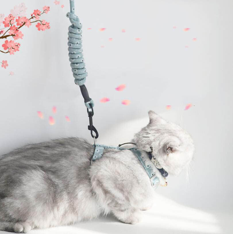 Simple Pet Print Anti-stroke Cat Leash