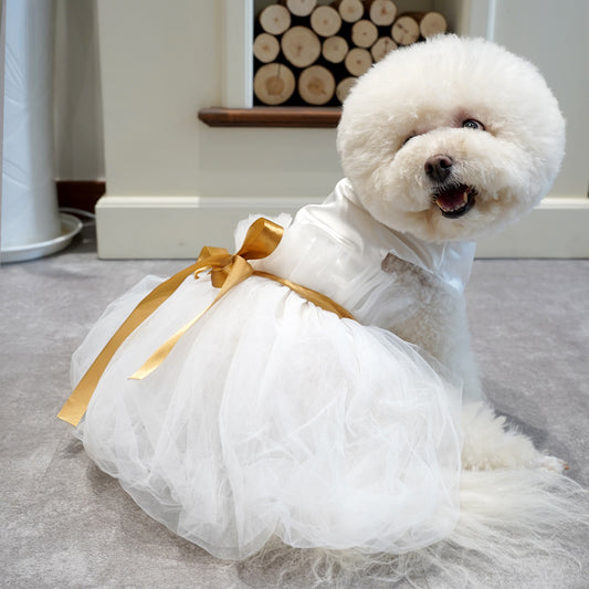 Fei Pet Wedding Skirt Cat Dress Dog Clothes