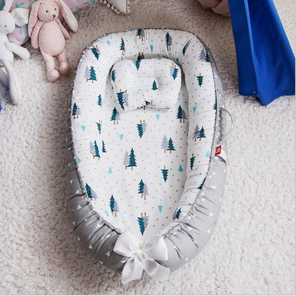 Cotton crib bed