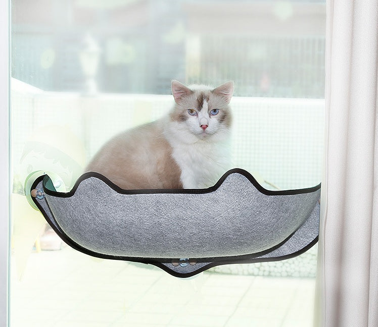 Window sill cat hammock