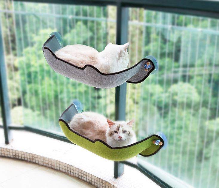 Window sill cat hammock