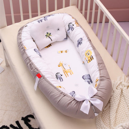 Cotton crib bed