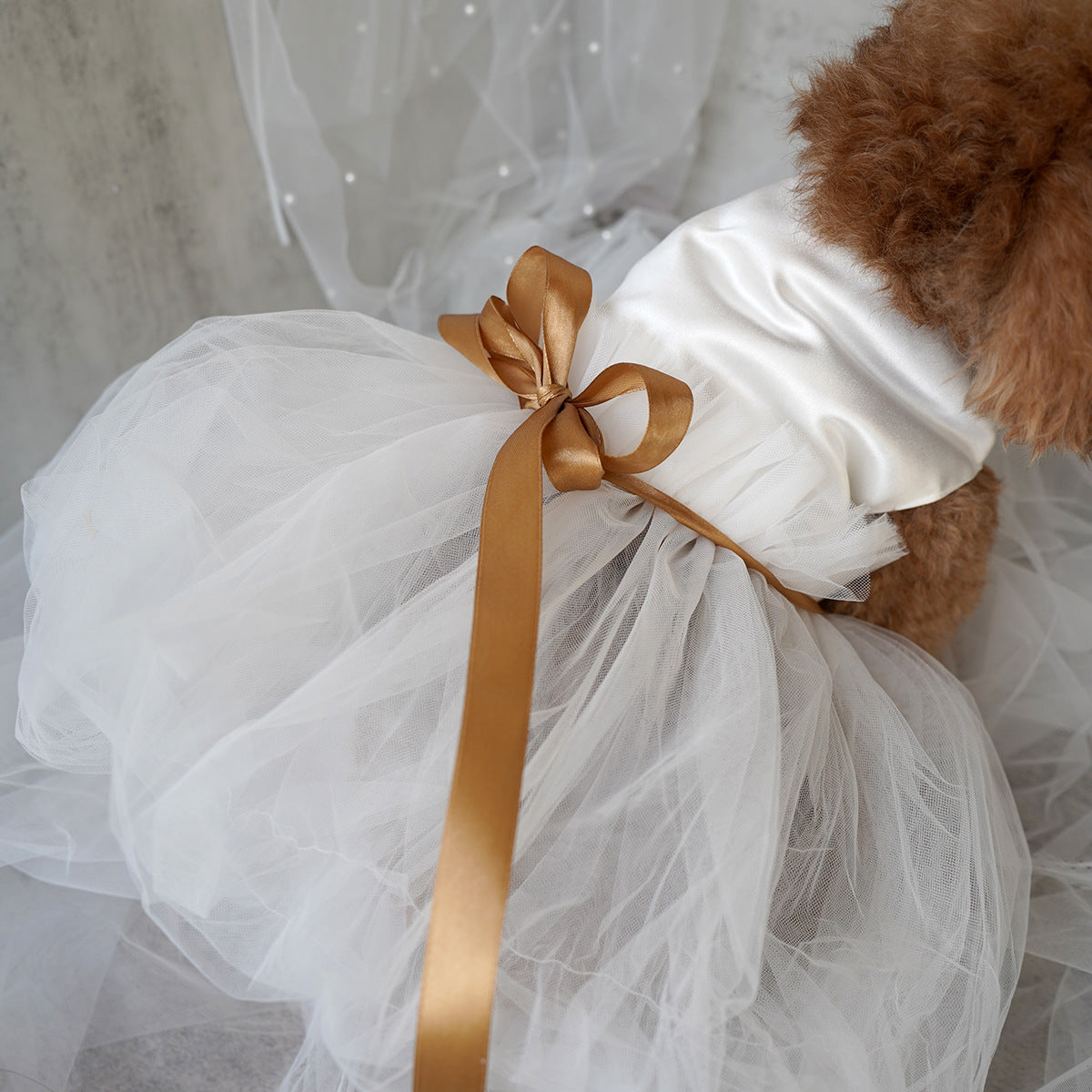 Fei Pet Wedding Skirt Cat Dress Dog Clothes