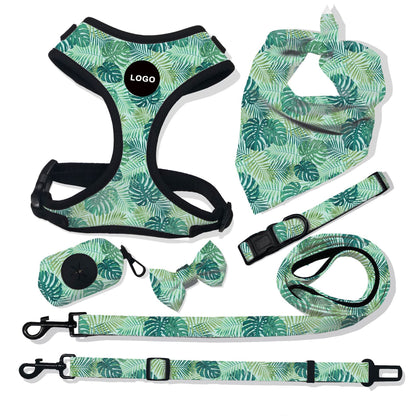 Pet Breathable Dog Harness Leash Set