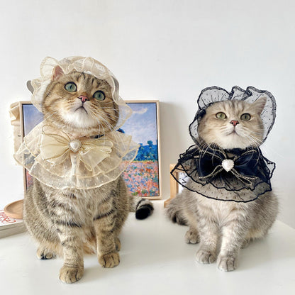 Netizens Cats Dogs Pets Lace Bibs Hats Clothes