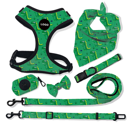 Pet Breathable Dog Harness Leash Set