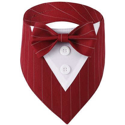 Pet Tie Banquet Suit Triangular Binder