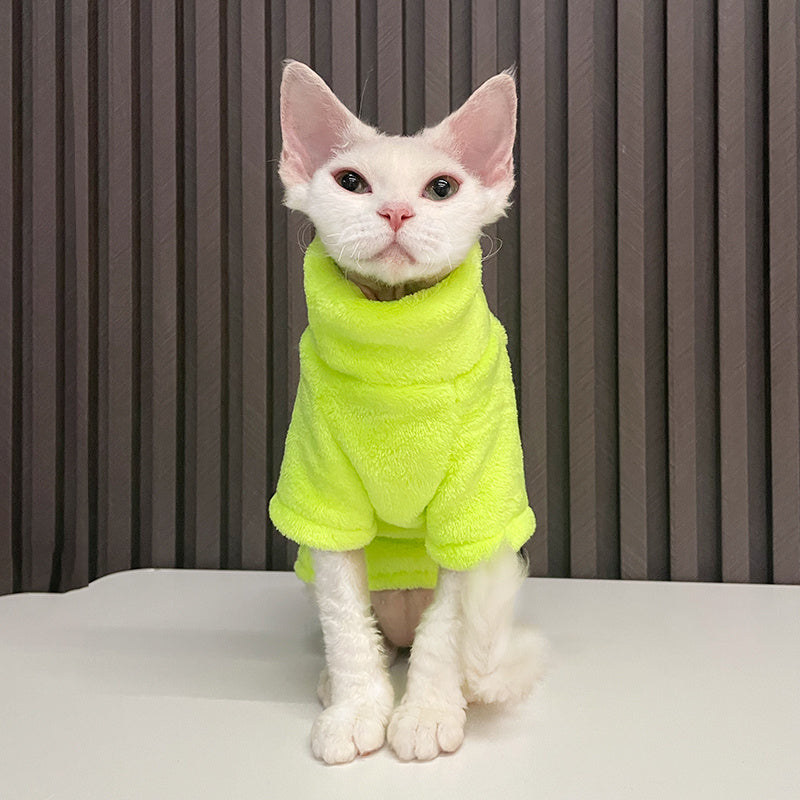 Fashion Personality Ren Fa Cai Hairless Cat Clothes