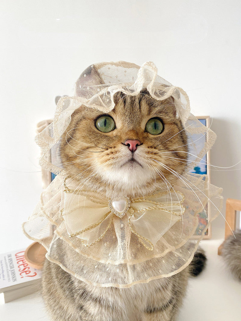 Netizens Cats Dogs Pets Lace Bibs Hats Clothes